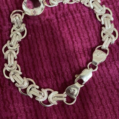 Silver Byzantine Bracelet