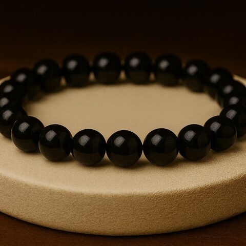 Black Tourmaline Shield Bracelet